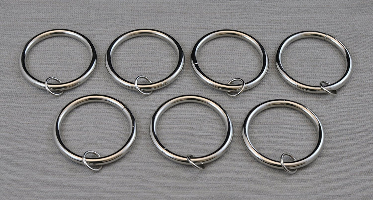 Wholesal Sales Silver Metal Rings For Curtain Grommet Top Room Decor  Hanging Metal Eyelets Accessories Assembled Press Ojal 6