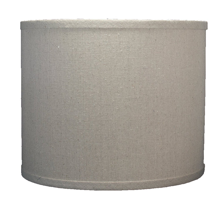 Linen Drum Lamp Shade, 12-inch By 12-inch By 10-inch, Natural, Spider