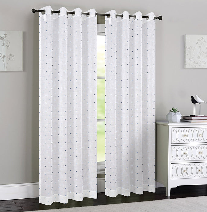 Madeline Sheer Curtain Panels with Grommets - 4 Colors