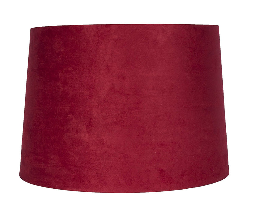 Suede French Drum 14" Lampshade - 13 Colors