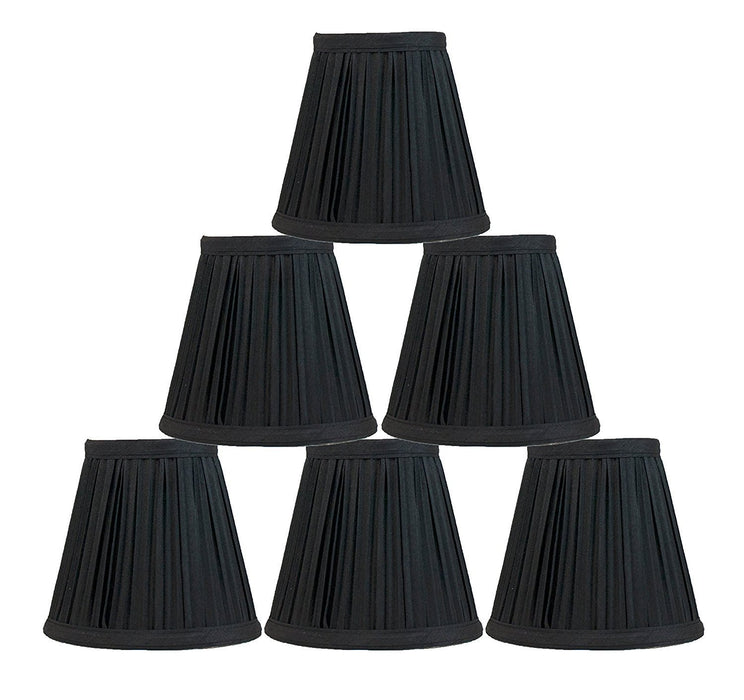 Mushroom Pleated 5-inch Chandelier Lamp Shade - 6 Colors