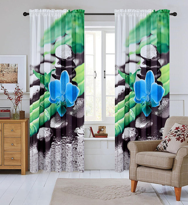Serenity Set of 2 Sheer Curtain Panels - 4 Colors