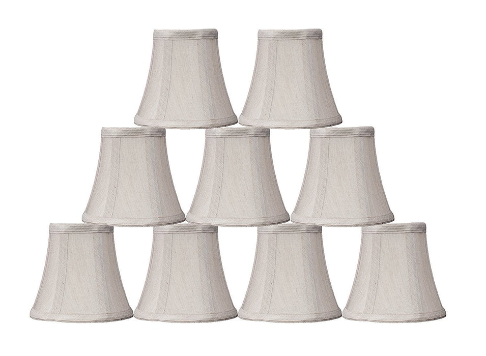 Silk 5-inch Bell Chandelier Lamp Shade - 9 Colors