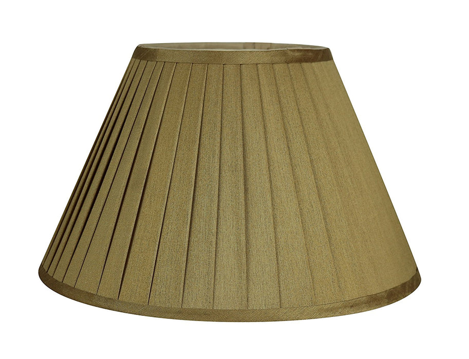 Faux Silk Side Pleat Softback Lamp Shade - 2 Colors