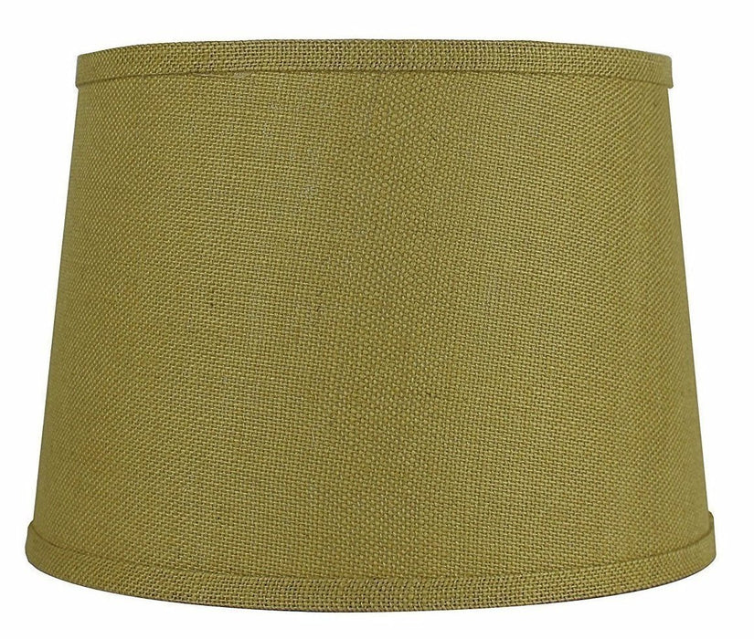 Burlap French Drum Lampshade - 10 Colors