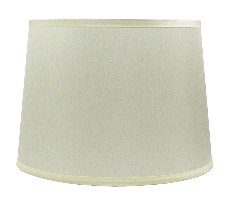 French Drum Faux Silk 16-inch Lampshade - 6 Colors