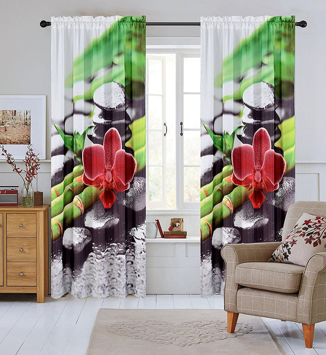 Serenity Set of 2 Sheer Curtain Panels - 4 Colors