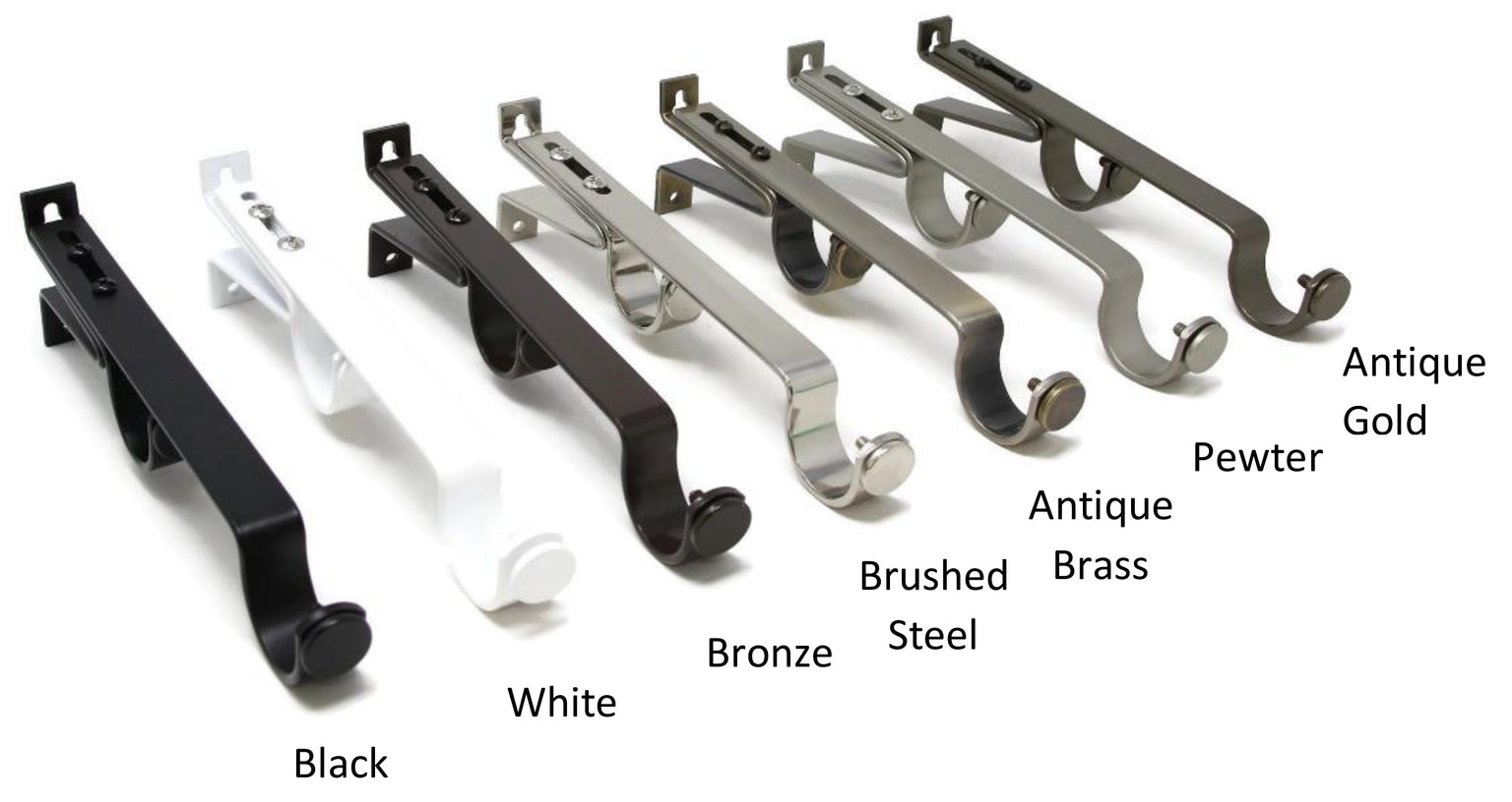 Window Rod Bracket Brackets — urbanest