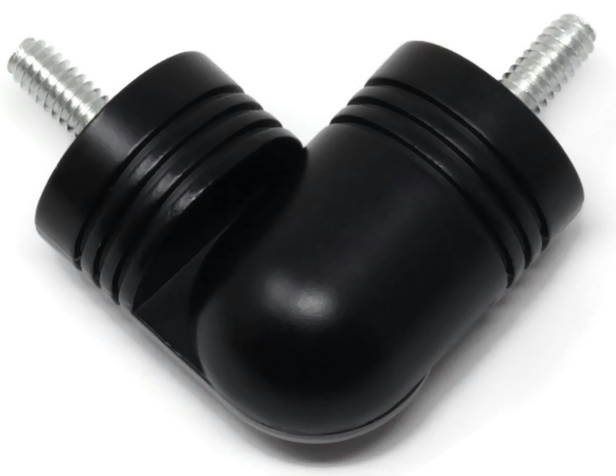 Hinged Elbow Connector for corner or Bay Window Curtain Rod, Up To 1 1 ...