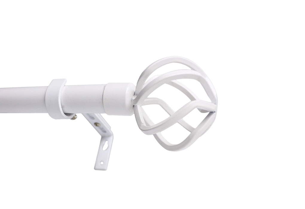 Urbanest 1-inch Diameter Zeffoli Adjustable Single Drapery Curtain Rod