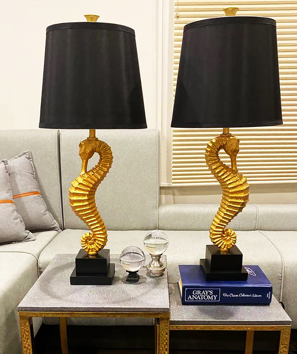 Set of 2 Seahorse Table Lamps