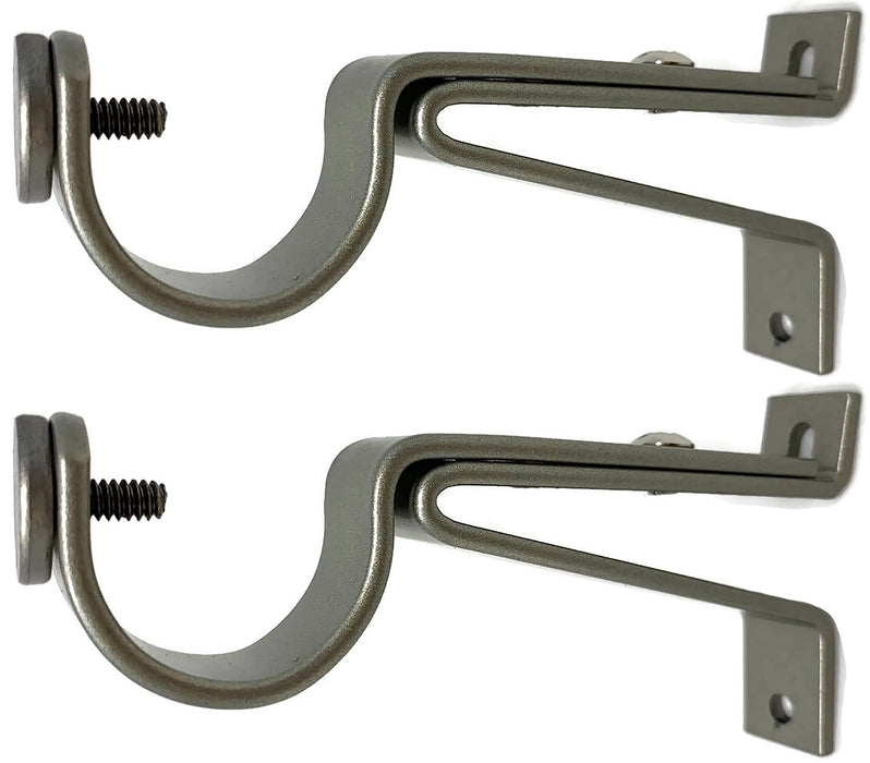 Urbanest Adjustable Curtain Rod Bracket, up to 1 1/8-inch Diameter Rods