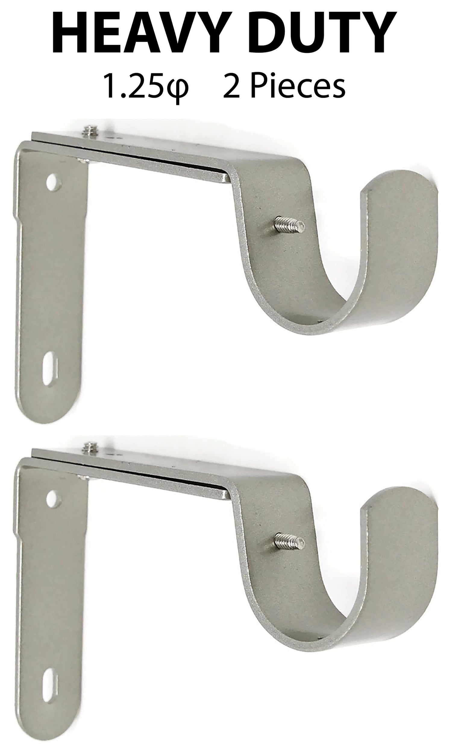 1 1-4 inch Adjustable Curtain Rod Bracket - 7 Finishes — urbanest