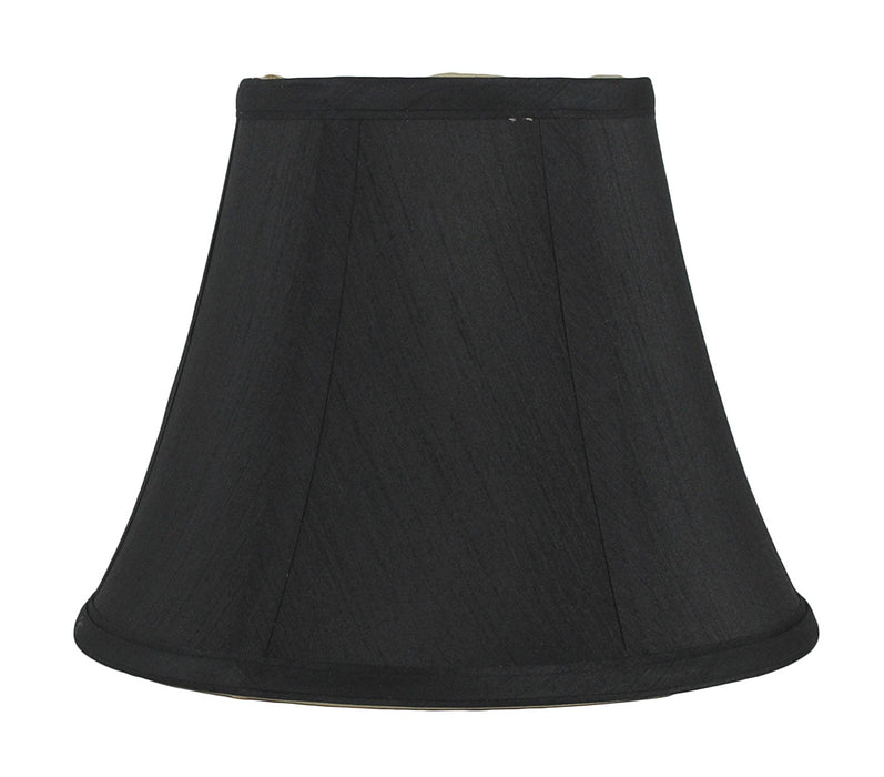 Faux Silk Softback Bell Lamp Shade, 5-inch by 9-inch by 7-inch