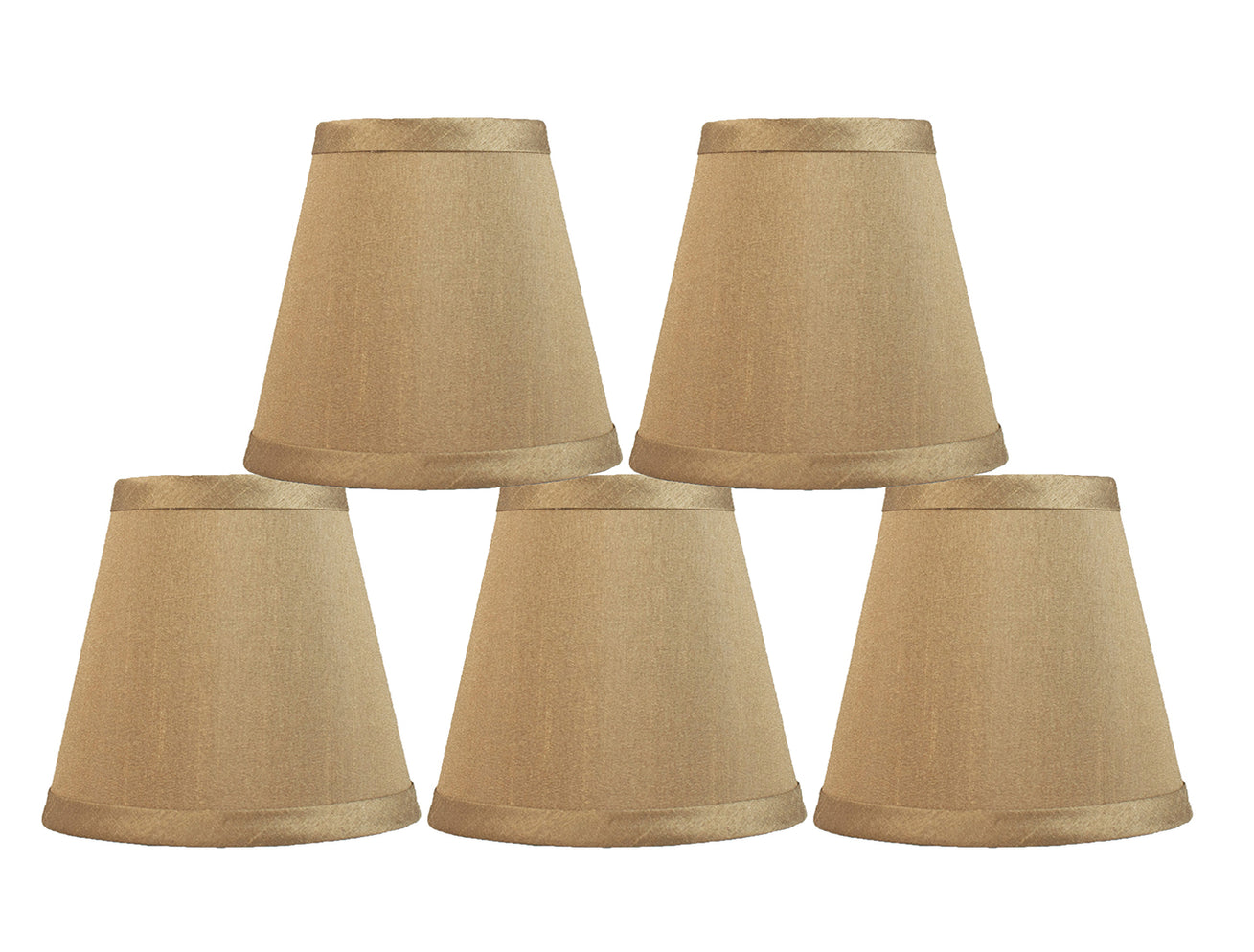 Urbanest Cream Mini Chandelier Lamp Shade, 5-inch, Clip On — urbanest