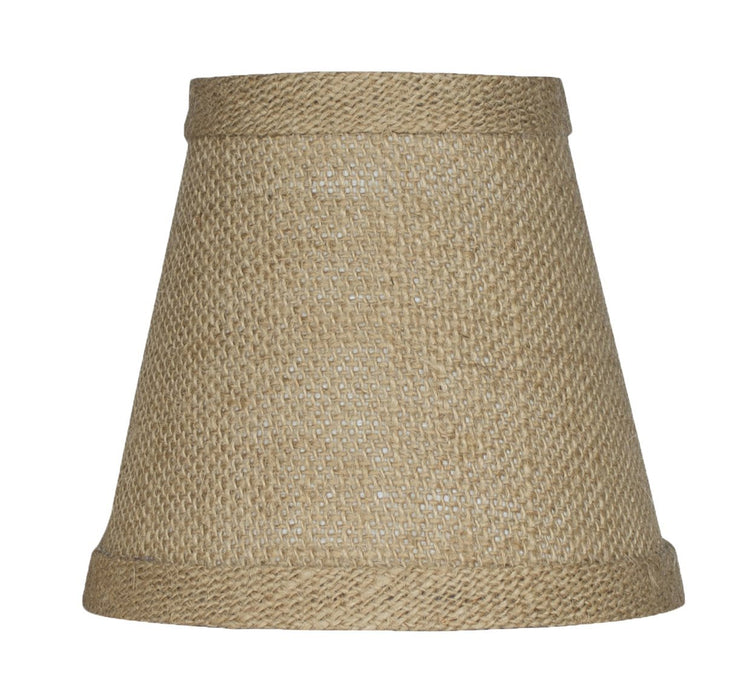 Burlap Chandelier Lamp Shade - 5" & 6" Sizes