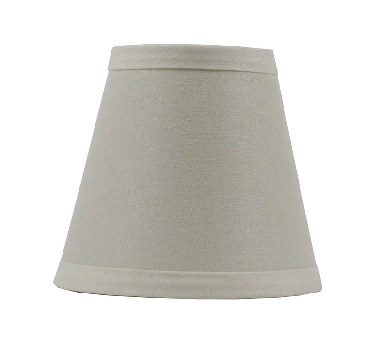 Linen 5-inch Chandelier Lamp Shade - 7 Colors