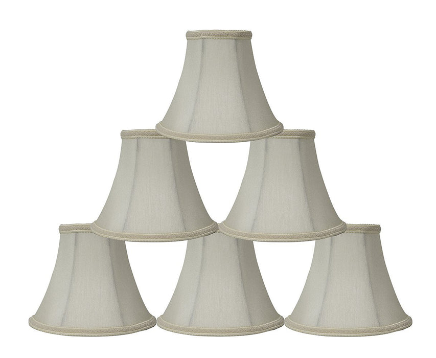 Silk Bell 6-inch Chandelier Lamp Shade - 20 Colors