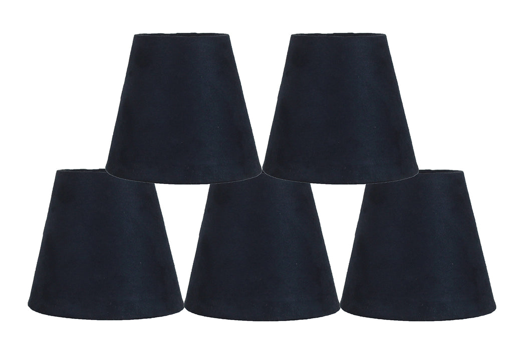 Suede 5-inch Chandelier Lamp Shade - 5 Colors