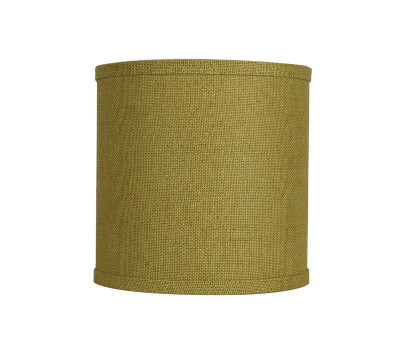 Burlap Classic Drum Lampshade