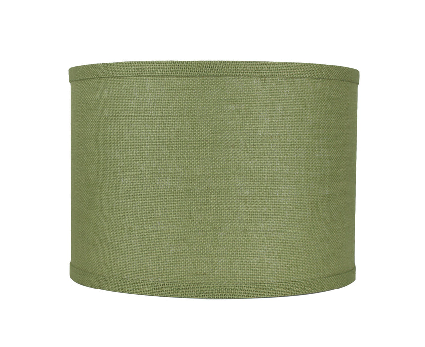 Burlap Classic Drum Lampshade