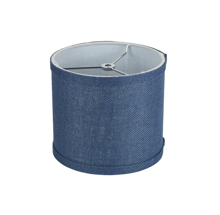 Burlap Classic Drum Lampshade