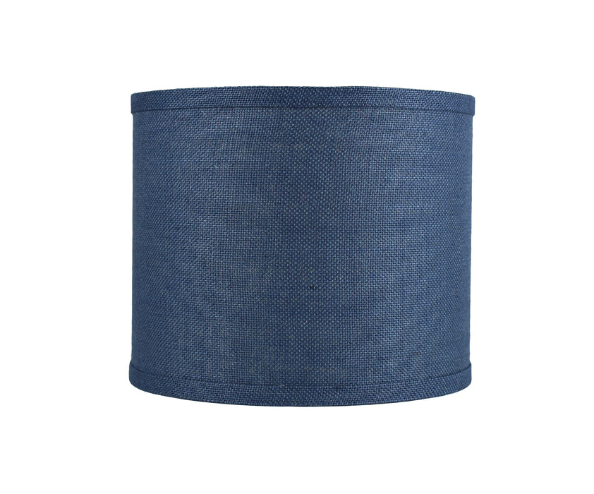 Burlap Classic Drum Lampshade