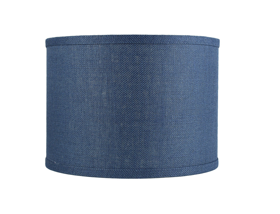 Burlap Classic Drum Lampshade