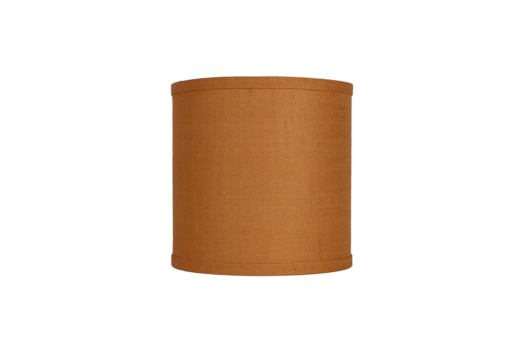 Burlap Classic Drum Lampshade