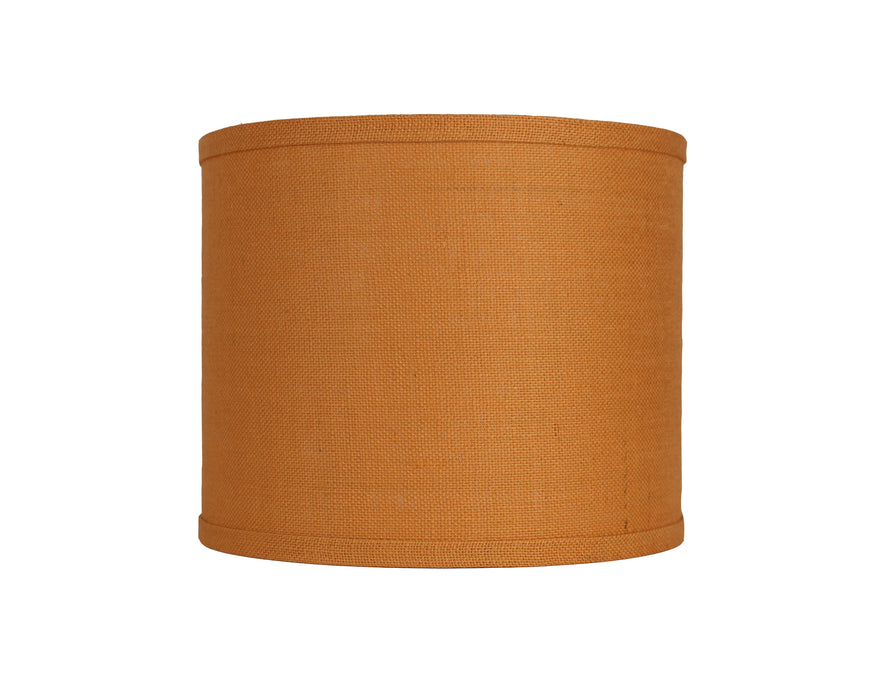 Burlap Classic Drum Lampshade