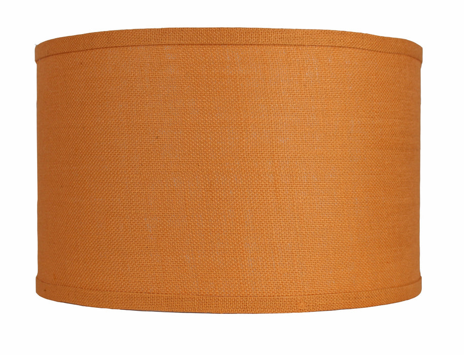 Burlap Classic Drum Lampshade