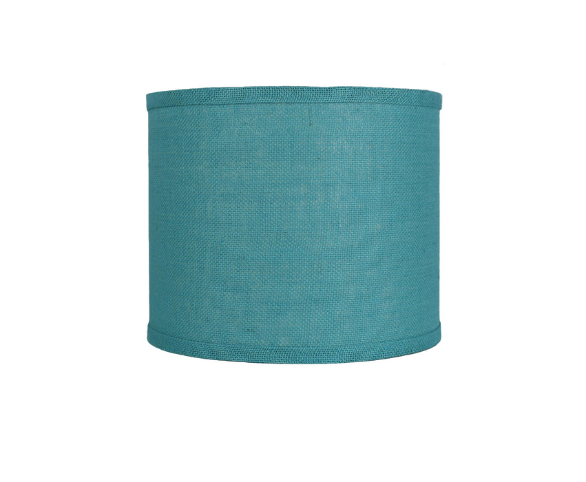 Burlap Classic Drum Lampshade