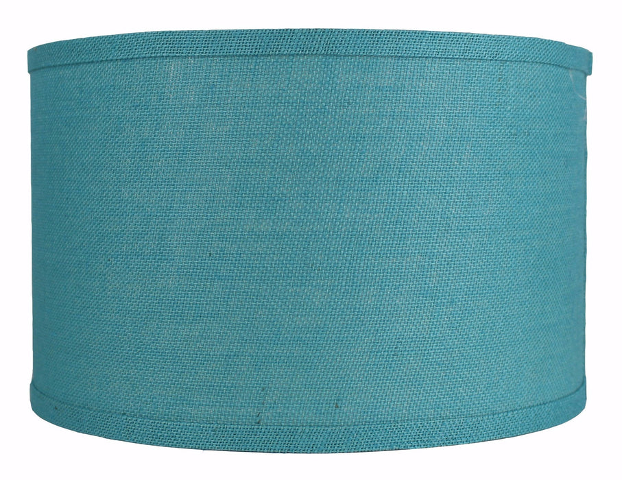 Burlap Classic Drum Lampshade