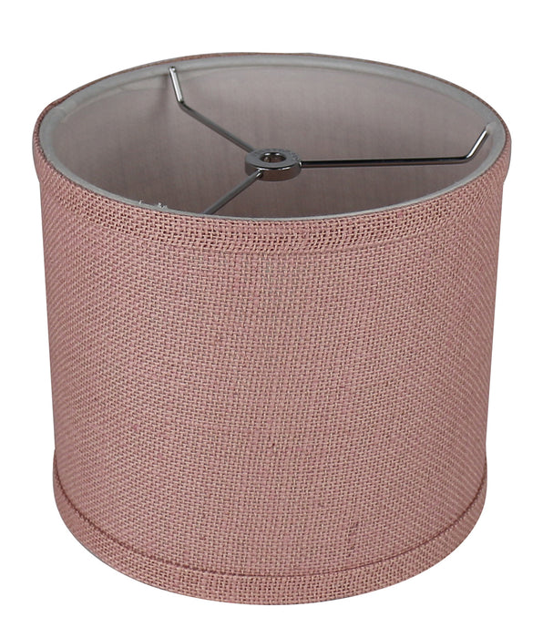 Burlap Classic Drum Lampshade