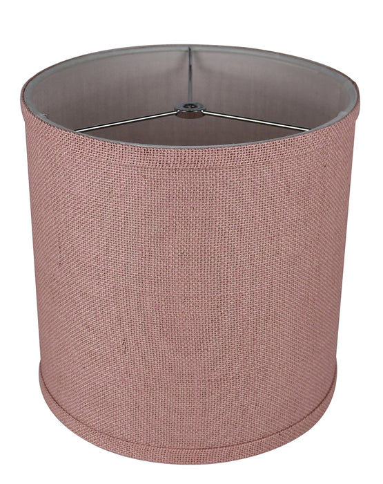 Burlap Classic Drum Lampshade