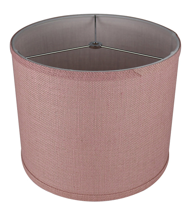 Burlap Classic Drum Lampshade