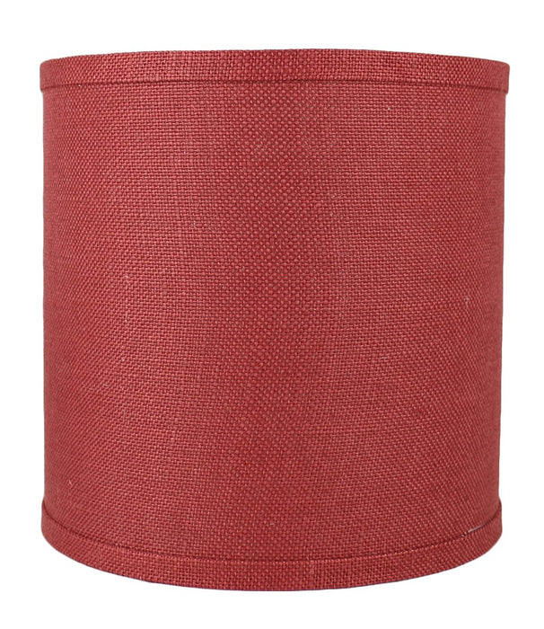 Burlap Classic Drum Lampshade