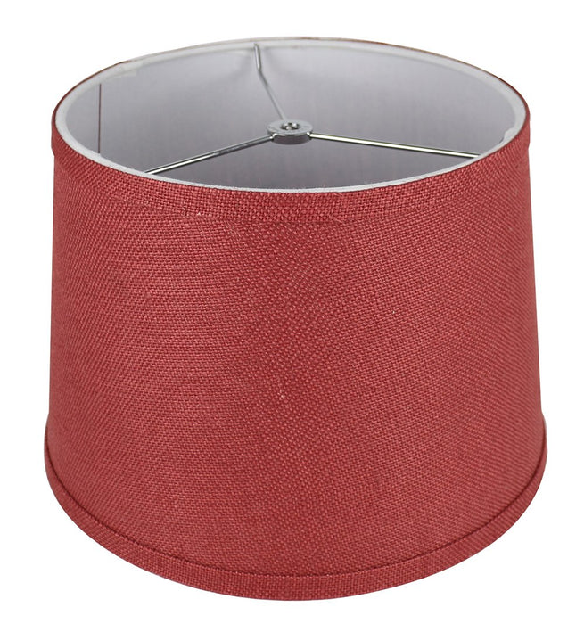 Burlap French Drum Lampshade - 10 Colors