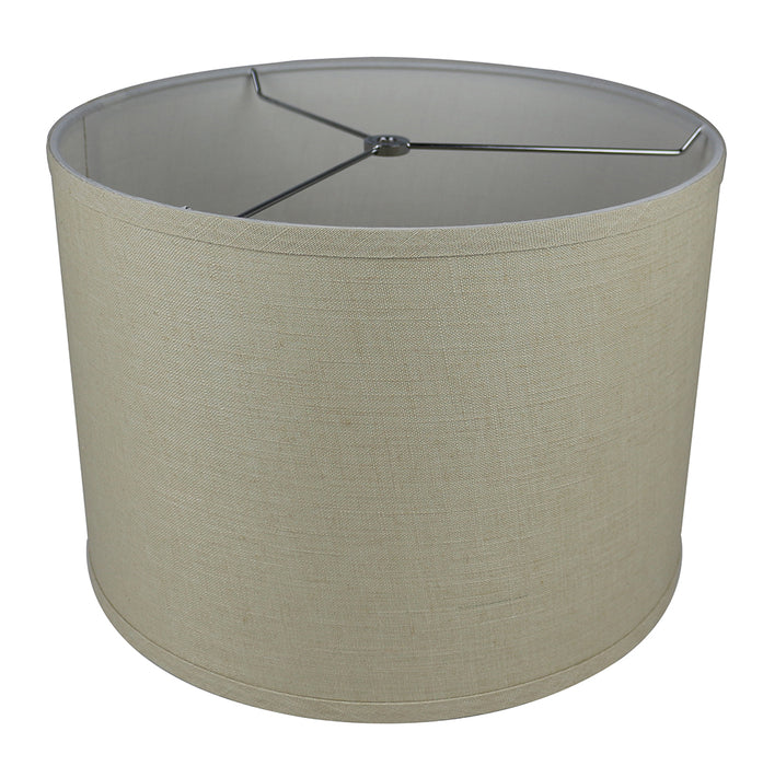 Classic Drum Smooth Linen Lampshade - 6 Colors