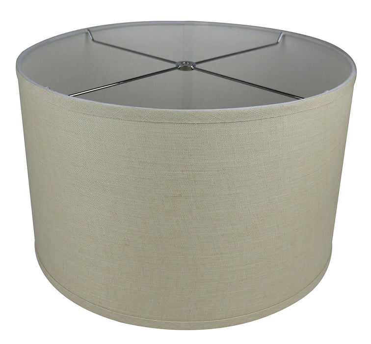 Classic Drum Smooth Linen Lampshade - 6 Colors