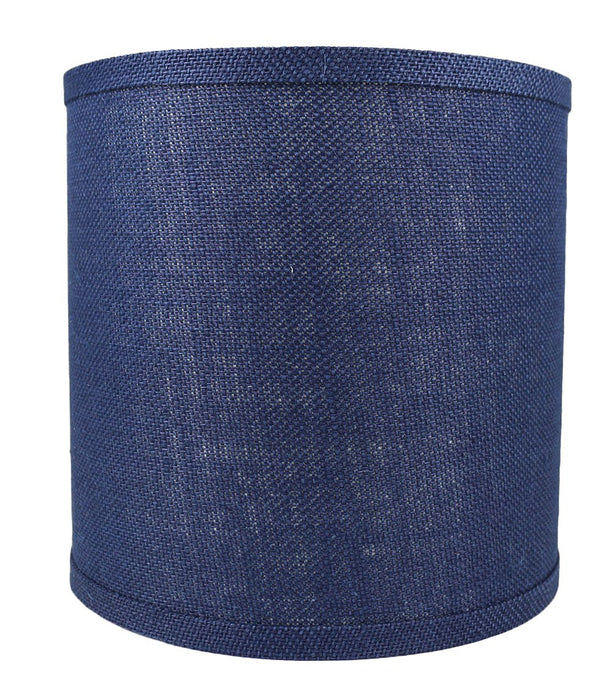 Burlap Classic Drum Lampshade