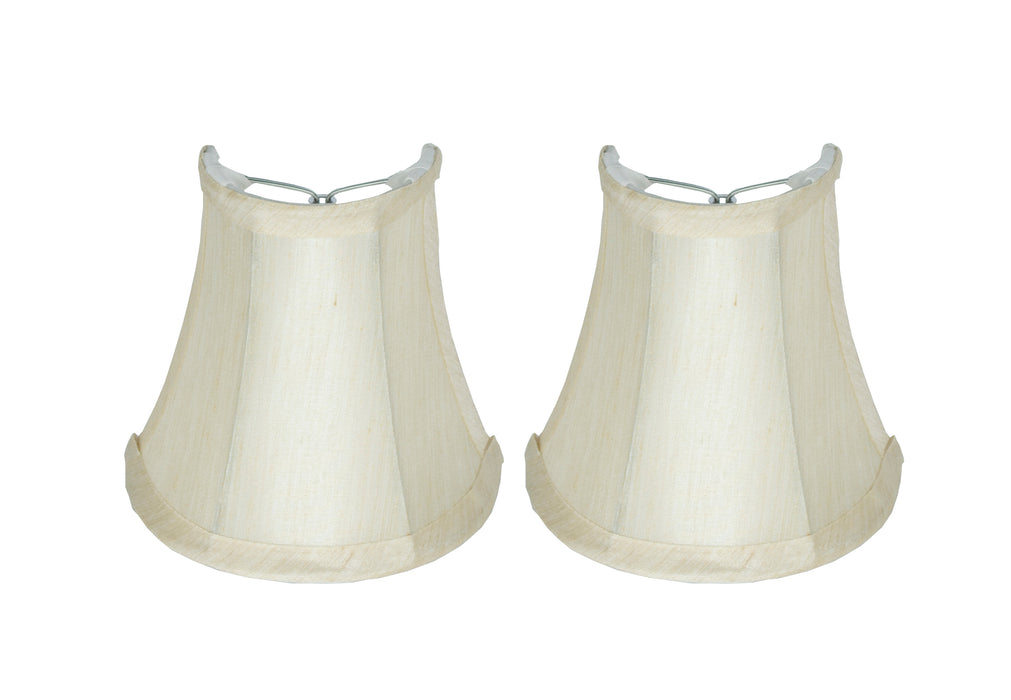 Set of 2 3x5x5" Clip-on Wall Sconce Half Shade