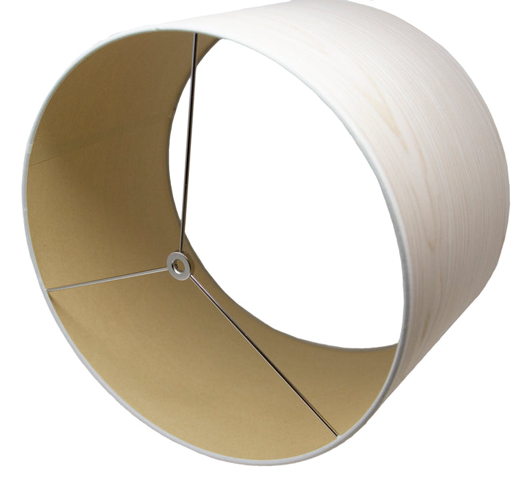 Urbanest White Oak Veneer Drum Lamp Shade