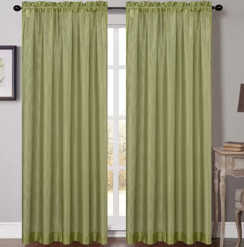 Soho Sheer Drapery Curtain Panels with Grommets - 5 Colors