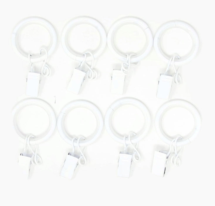 White Color Curtain Accessories with Rings Hooks Aluminum Metal Single Curtain  Rod Roller Blind Retail Wholesale - China Curtain Rod, Window Curtain |  Made-in-China.com