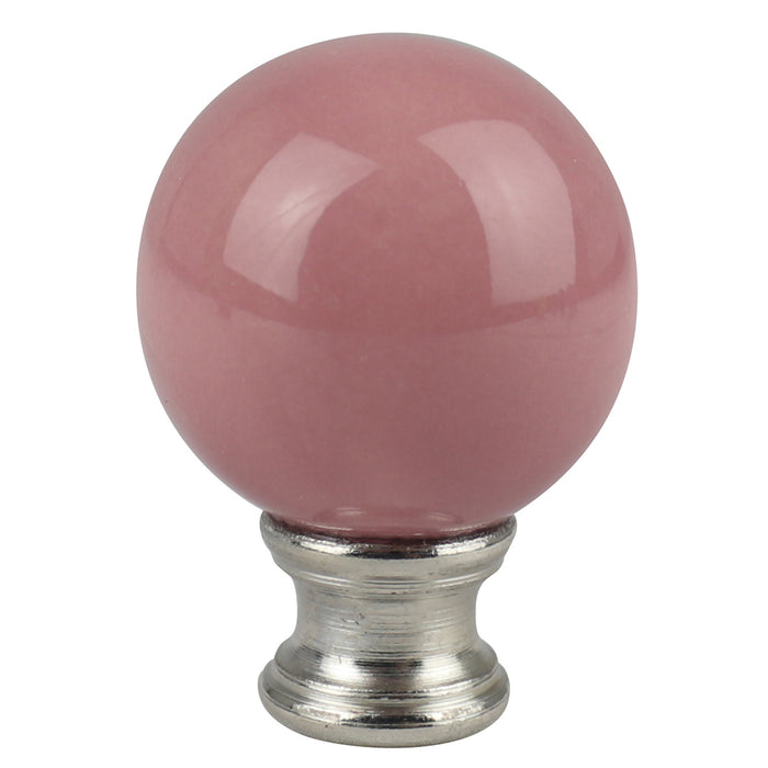 Ceramic Ball Lamp Finial - 9 Colors