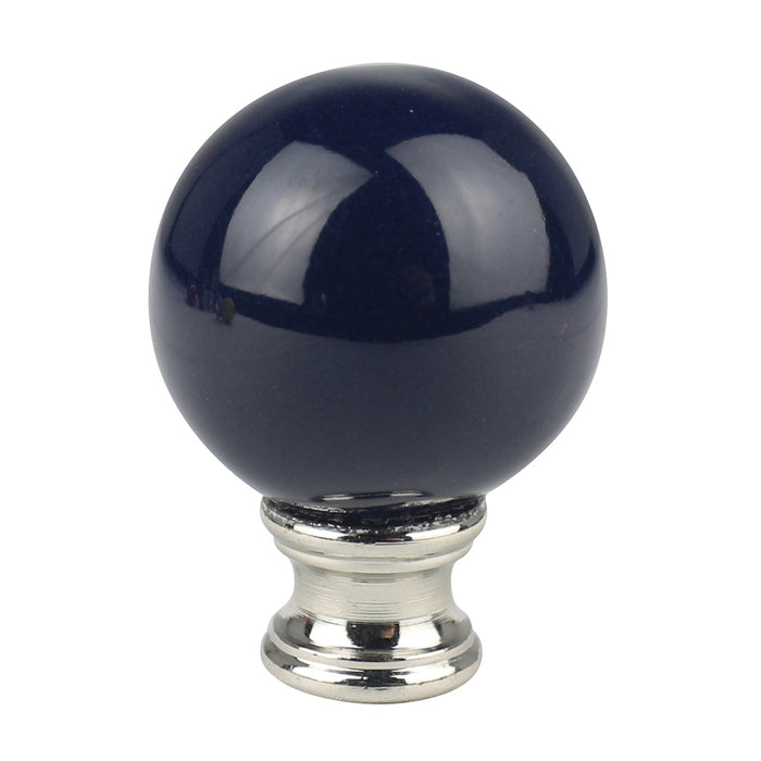 Ceramic Ball Lamp Finial - 9 Colors