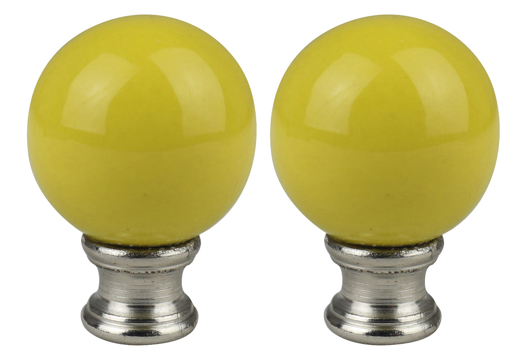 Ceramic Ball Lamp Finial - 9 Colors