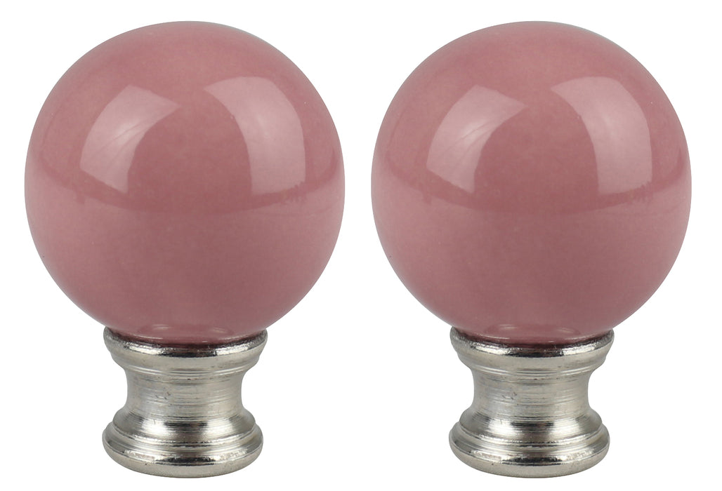 Ceramic Ball Lamp Finial - 9 Colors