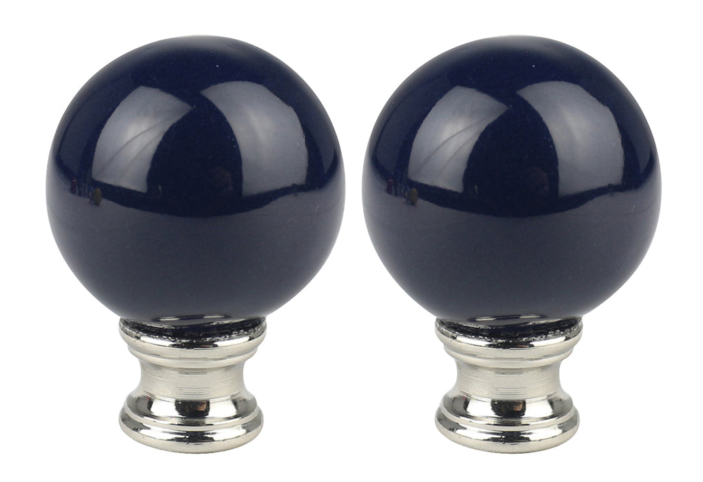 Ceramic Ball Lamp Finial - 9 Colors